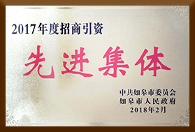 2017年度招商引资先进集体